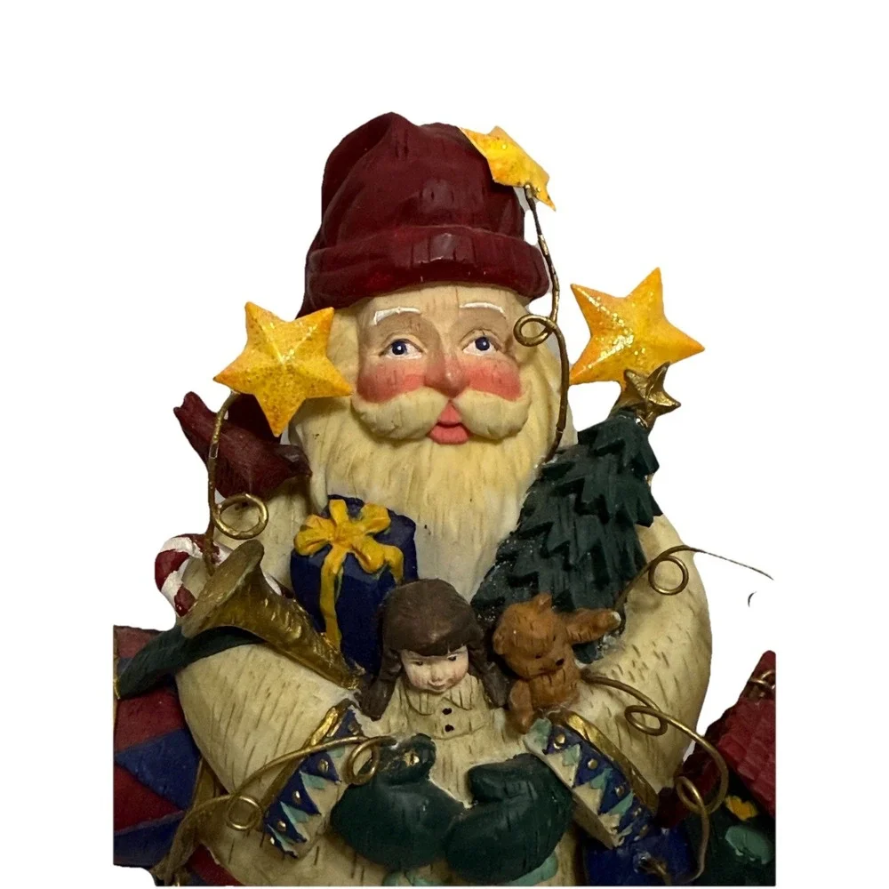 Charming Vintage Santa - Classic Christmas Decor‎ With A Minor Flaw